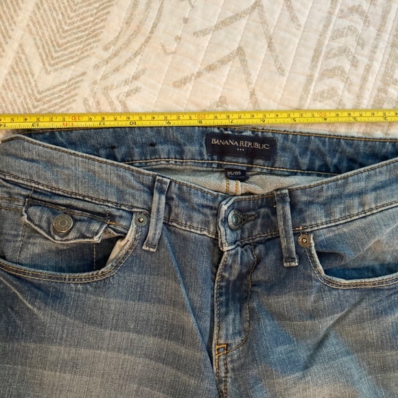 Banana Republic Throwback Button Pocket Low Rise Jeans Sz 25/0S - Picture 4 of 8